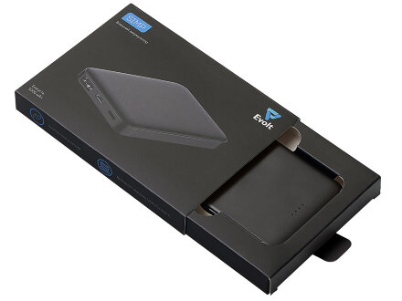 Внешний аккумулятор Simp, 5000 мАч, черный