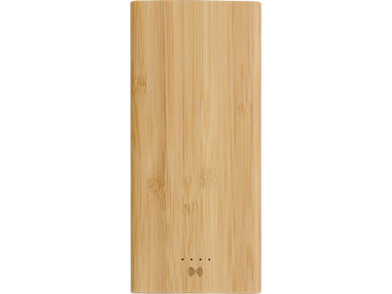 Внешний беспроводной аккумулятор из бамбука Bamboo Air, 10000 mAh Внешний беспроводной аккумулятор из бамбука Bamboo Air, 10000 mAh
