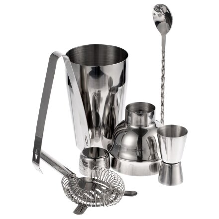 Набор для приготовления коктейлей Troubleshooter, серебристый Набор для приготовления коктейлей Troubleshooter, серебристый