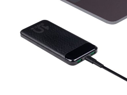 VA2540 (10 000mAh), QC/PD 20W внешний аккумулятор с дисплеем, черный VA2540 (10 000mAh), QC/PD 20W внешний аккумулятор с дисплеем, черный