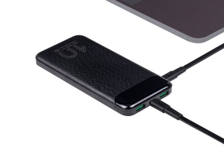 VA2540 (10 000mAh), QC/PD 20W внешний аккумулятор с дисплеем, черный VA2540 (10 000mAh), QC/PD 20W внешний аккумулятор с дисплеем, черный