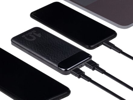 VA2540 (10 000mAh), QC/PD 20W внешний аккумулятор с дисплеем, черный VA2540 (10 000mAh), QC/PD 20W внешний аккумулятор с дисплеем, черный