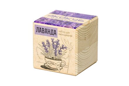 Набор для выращивания «Экокуб», лаванда Набор для выращивания «Экокуб», лаванда