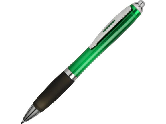 Ручка шариковая Nash, зеленый, синие чернила с нанесением логотипа