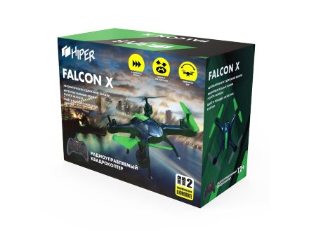 Радиоуправляемый квадрокоптер HIPER FALCON X Радиоуправляемый квадрокоптер HIPER FALCON X