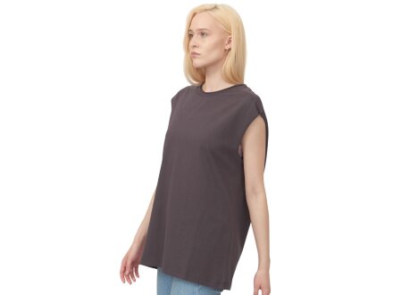 Майка оверсайз Berlin, унисекс, темно-серый