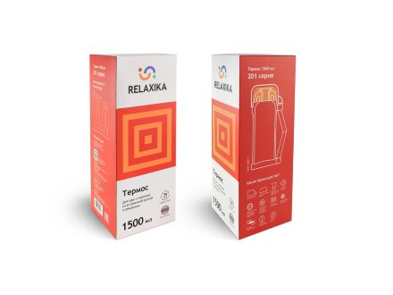 Термос универсальный (для еды и напитков) Relaxika 201, 1500 мл, стальной Термос универсальный (для еды и напитков) Relaxika 201, 1500 мл, стальной