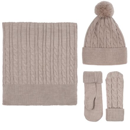 Варежки Heat Trick, бежевый меланж Варежки Heat Trick, бежевый меланж