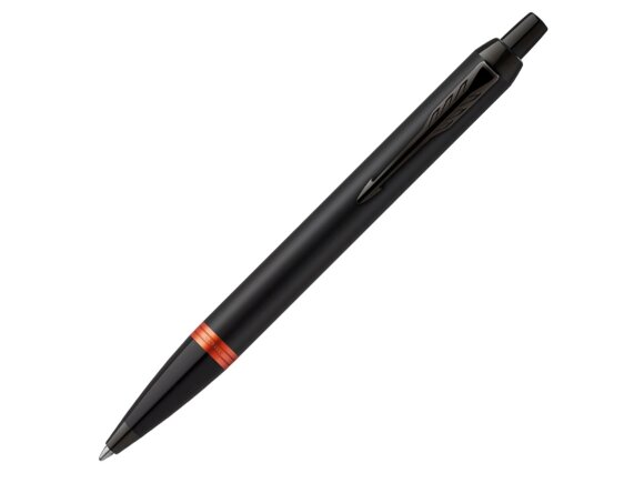 Шариковая ручка Parker IM Vibrant Rings Flame Orange, стержень: M blue, в подарочной упаковке. с нанесением логотипа