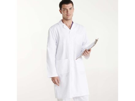 Халат унисекс Vaccine, белый Халат унисекс Vaccine, белый