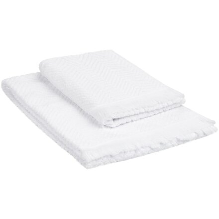 Полотенце Morena, среднее, белое Полотенце Morena, среднее, белое
