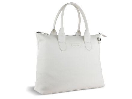 Сумка-шоппер BUGATTI Elsa, белая, воловья кожа/полиэстер, 46х11х31,5 см Сумка-шоппер BUGATTI Elsa, белая, воловья кожа/полиэстер, 46х11х31,5 см