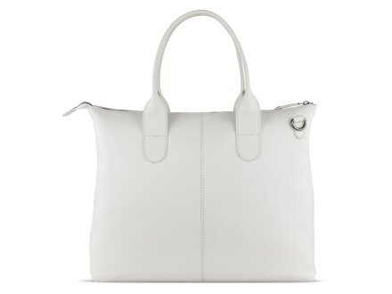 Сумка-шоппер BUGATTI Elsa, белая, воловья кожа/полиэстер, 46х11х31,5 см Сумка-шоппер BUGATTI Elsa, белая, воловья кожа/полиэстер, 46х11х31,5 см