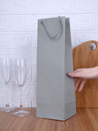 Пакет под бутылку Vindemia, серый Пакет под бутылку Vindemia, серый