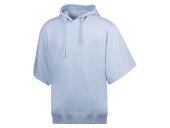 Худи оверсайз с коротким рукавом Warsaw унисекс, небесно-голубой Худи оверсайз с коротким рукавом Warsaw унисекс, небесно-голубой