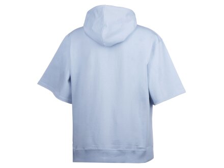 Худи оверсайз с коротким рукавом Warsaw унисекс, небесно-голубой Худи оверсайз с коротким рукавом Warsaw унисекс, небесно-голубой