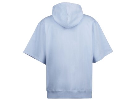 Худи оверсайз с коротким рукавом Warsaw унисекс, небесно-голубой Худи оверсайз с коротким рукавом Warsaw унисекс, небесно-голубой