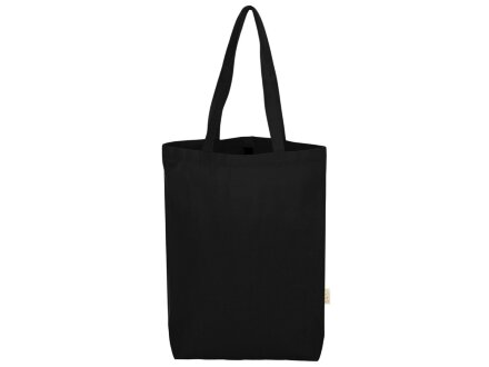 Сумка Fixy из переработанного хлопка с фиксирующей эластичной лентой, черный Сумка Fixy из переработанного хлопка с фиксирующей эластичной лентой, черный