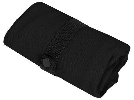 Сумка Fixy из переработанного хлопка с фиксирующей эластичной лентой, черный Сумка Fixy из переработанного хлопка с фиксирующей эластичной лентой, черный