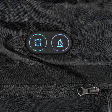 Куртка с подогревом Thermalli Everest, черная Куртка с подогревом Thermalli Everest, черная