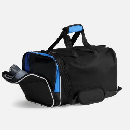 Спортивная сумка Fitnext, черная с синим Спортивная сумка Fitnext, черная с синим