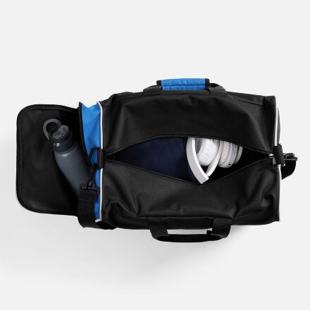 Спортивная сумка Fitnext, черная с синим Спортивная сумка Fitnext, черная с синим
