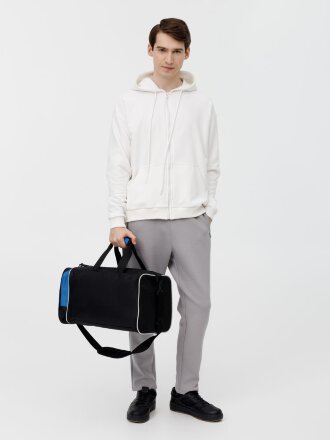 Спортивная сумка Fitnext, черная с синим Спортивная сумка Fitnext, черная с синим