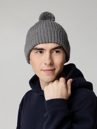 Шапка Nordvik, серый меланж Шапка Nordvik, серый меланж