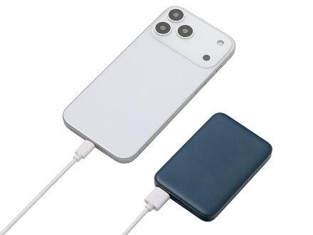 Внешний аккумулятор Simp, 5000 мАч, темно-синий