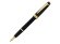 Перьевая ручка Cross Bailey Light Polished Black Resin and Gold Tone, перо F с нанесением логотипа