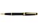 Перьевая ручка Cross Bailey Light Polished Black Resin and Gold Tone, перо F с нанесением логотипа