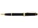 Перьевая ручка Cross Bailey Light Polished Black Resin and Gold Tone, перо F с нанесением логотипа