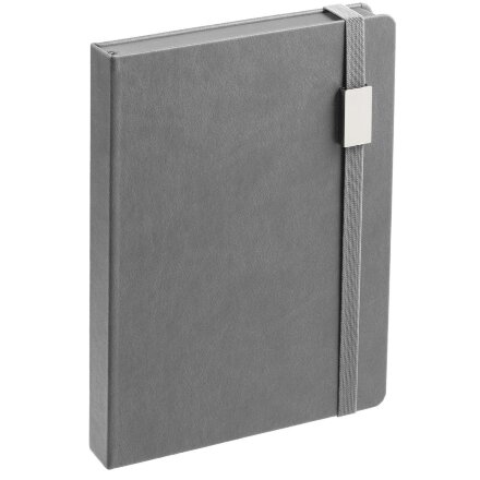 Ежедневник New Factor Metal, серый