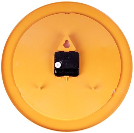 Часы настенные Vivid Large, оранжевые Часы настенные Vivid Large, оранжевые