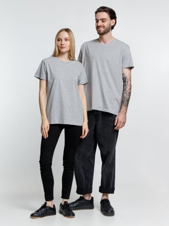 Футболка унисекс Ankara, серый меланж Футболка унисекс Ankara, серый меланж