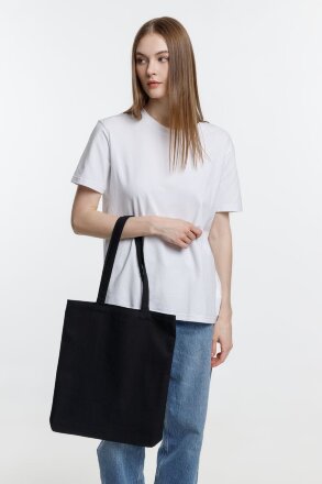 Холщовая сумка Strong 210, черная Холщовая сумка Strong 210, черная