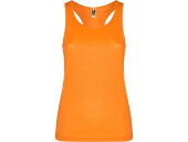 Топ спортивный Shura женский, неоновый оранжевый Топ спортивный Shura женский, неоновый оранжевый