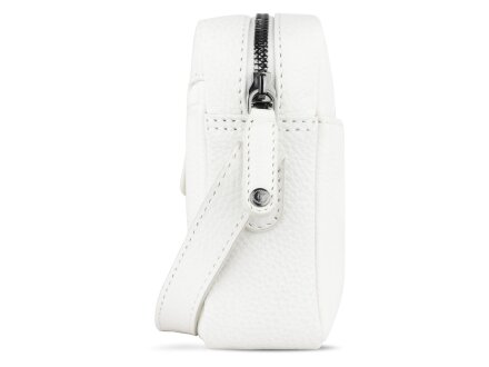 Сумка кросс-боди женская BUGATTI Elsa, белая, воловья кожа/полиэстер, 19х5,5х14 см Сумка кросс-боди женская BUGATTI Elsa, белая, воловья кожа/полиэстер, 19х5,5х14 см