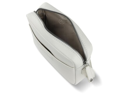 Сумка кросс-боди женская BUGATTI Elsa, белая, воловья кожа/полиэстер, 19х5,5х14 см Сумка кросс-боди женская BUGATTI Elsa, белая, воловья кожа/полиэстер, 19х5,5х14 см