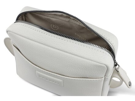 Сумка кросс-боди женская BUGATTI Elsa, белая, воловья кожа/полиэстер, 19х5,5х14 см Сумка кросс-боди женская BUGATTI Elsa, белая, воловья кожа/полиэстер, 19х5,5х14 см