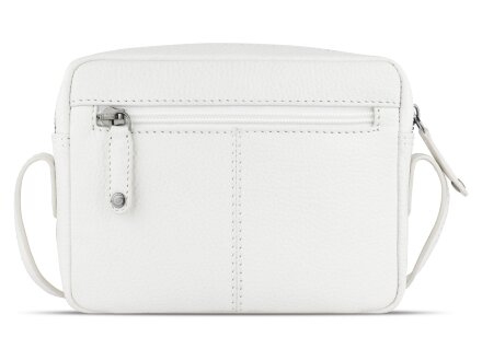 Сумка кросс-боди женская BUGATTI Elsa, белая, воловья кожа/полиэстер, 19х5,5х14 см Сумка кросс-боди женская BUGATTI Elsa, белая, воловья кожа/полиэстер, 19х5,5х14 см