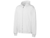 Толстовка оверсайз с капюшоном на молнии Monaco, белый Толстовка оверсайз с капюшоном на молнии Monaco, белый