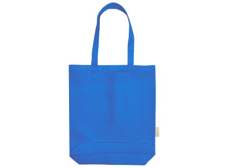 Сумка Fixy из переработанного хлопка с фиксирующей эластичной лентой, синий Сумка Fixy из переработанного хлопка с фиксирующей эластичной лентой, синий