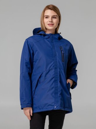 Куртка с подогревом Thermalli Pila, синяя Куртка с подогревом Thermalli Pila, синяя