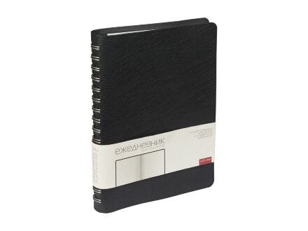 Ежедневник полудатированный А5 Orbit, черный Ежедневник полудатированный А5 Orbit, черный