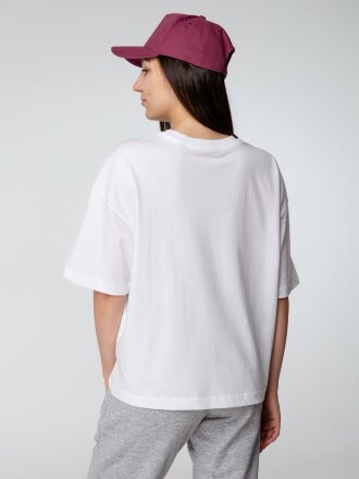 Футболка оверсайз женская Boxy Women, белая Футболка оверсайз женская Boxy Women, белая