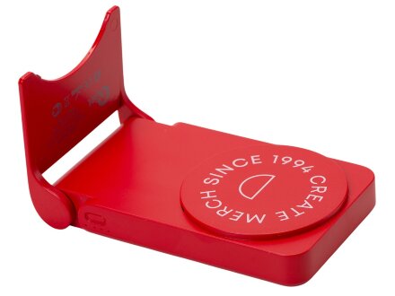 Внешний магнитный аккумулятор MagnIQ, красный, 5000 mAh (тампопечать)