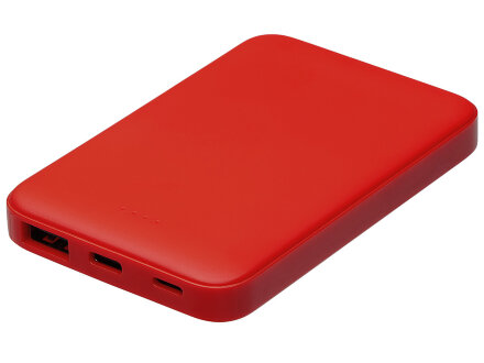 Внешний аккумулятор Simp, 5000 мАч, красный