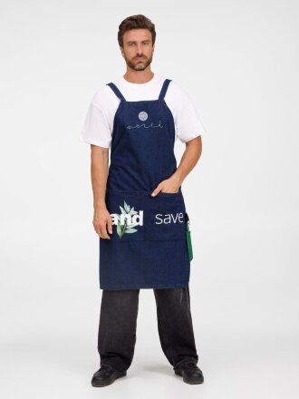 Фартук джинсовый E2, синий Фартук джинсовый E2, синий