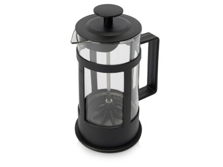 Подарочный набор с чаем, кружкой и френч-прессом Чаепитие, черный Подарочный набор с чаем, кружкой и френч-прессом Чаепитие, черный